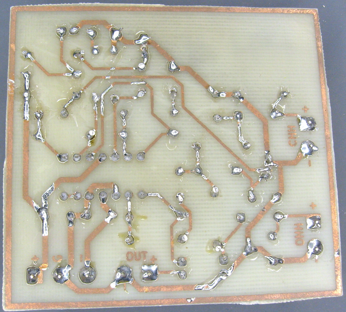 Back of the HiHat PCB