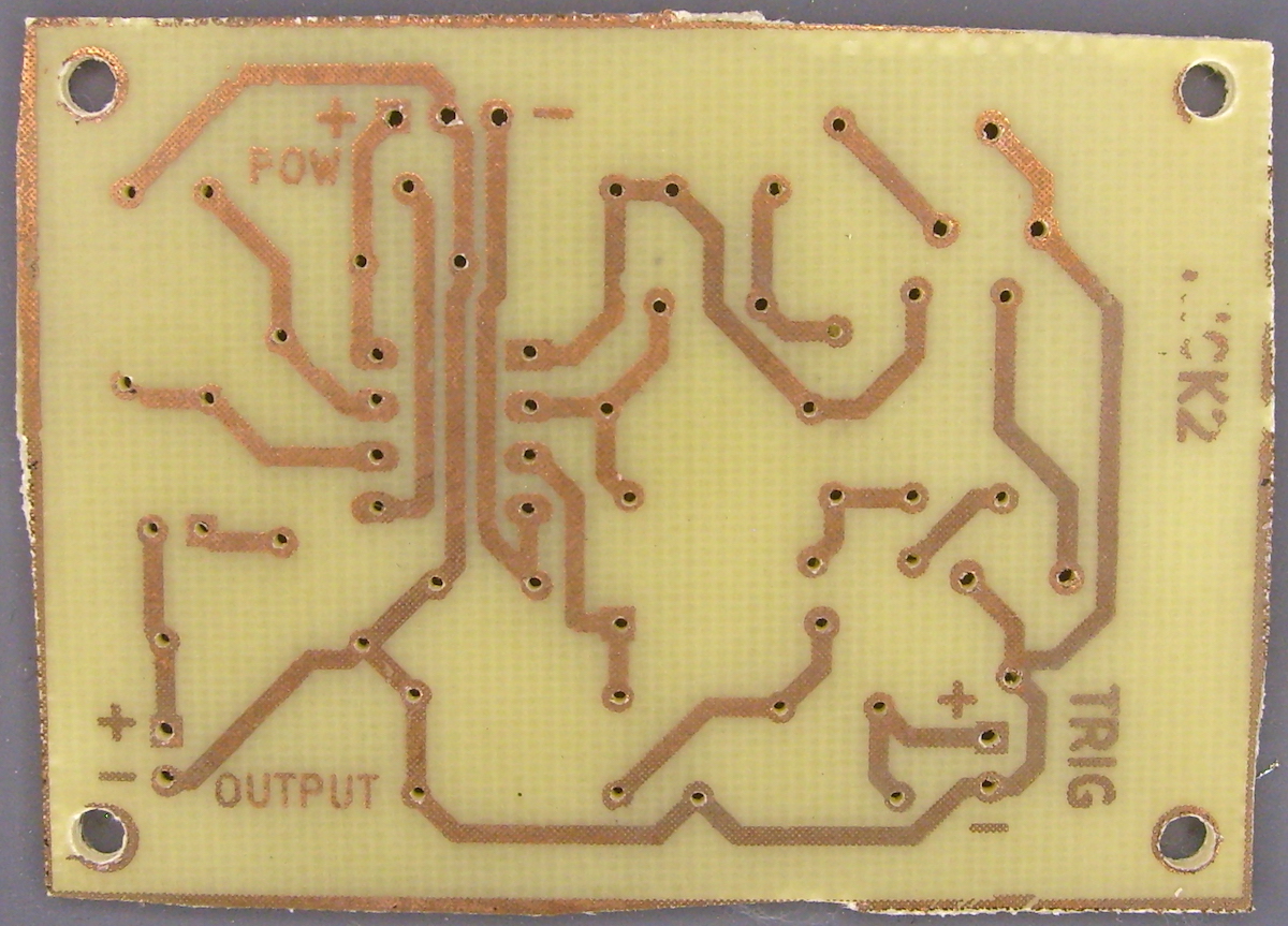 Back of unsoldered PCB