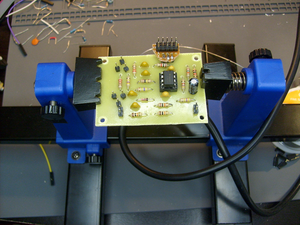 Installing eurorack-style power connector