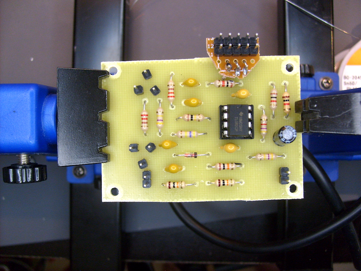Installing eurorack-style power connector