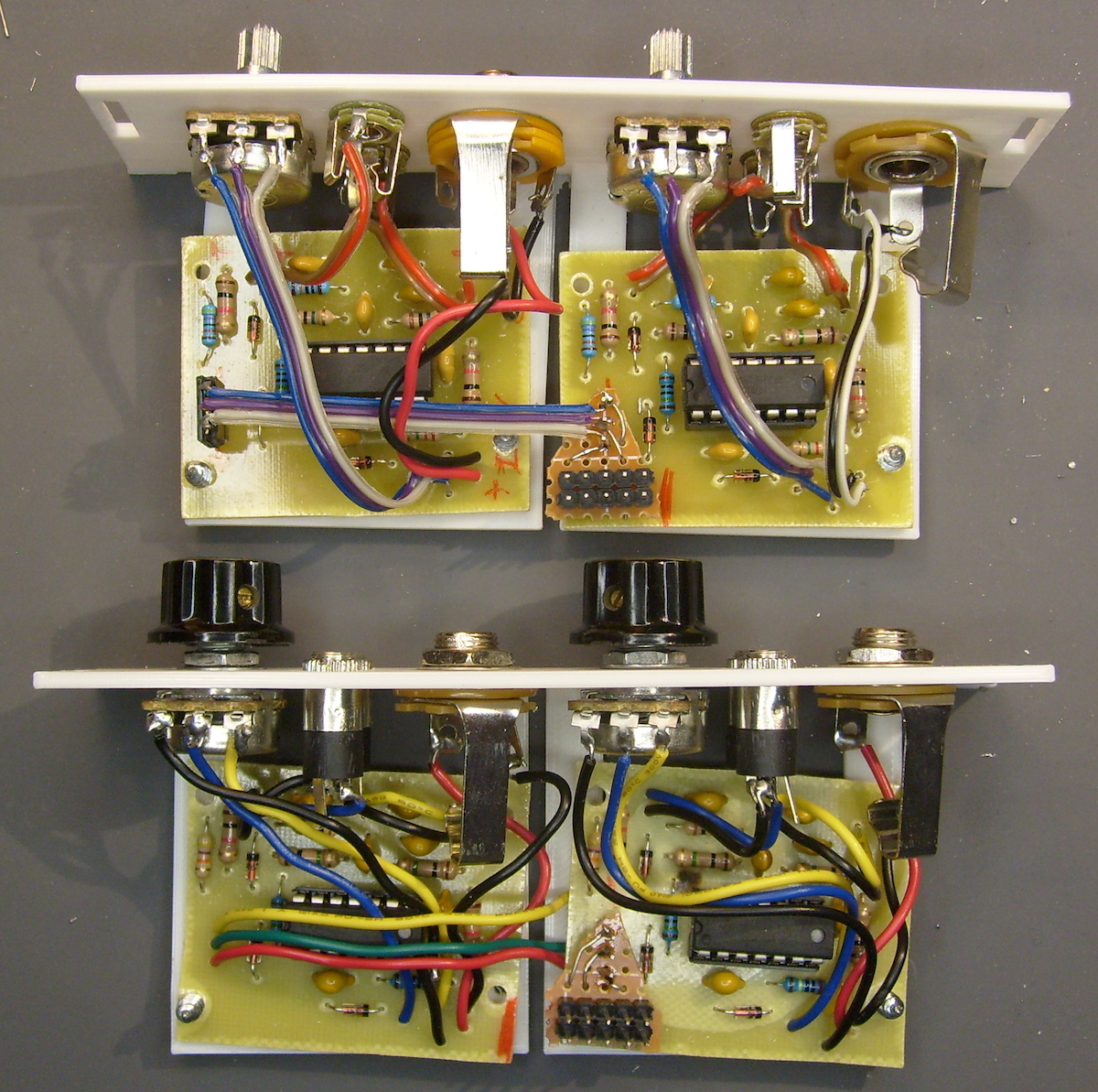 Four trigger cookers in two modules