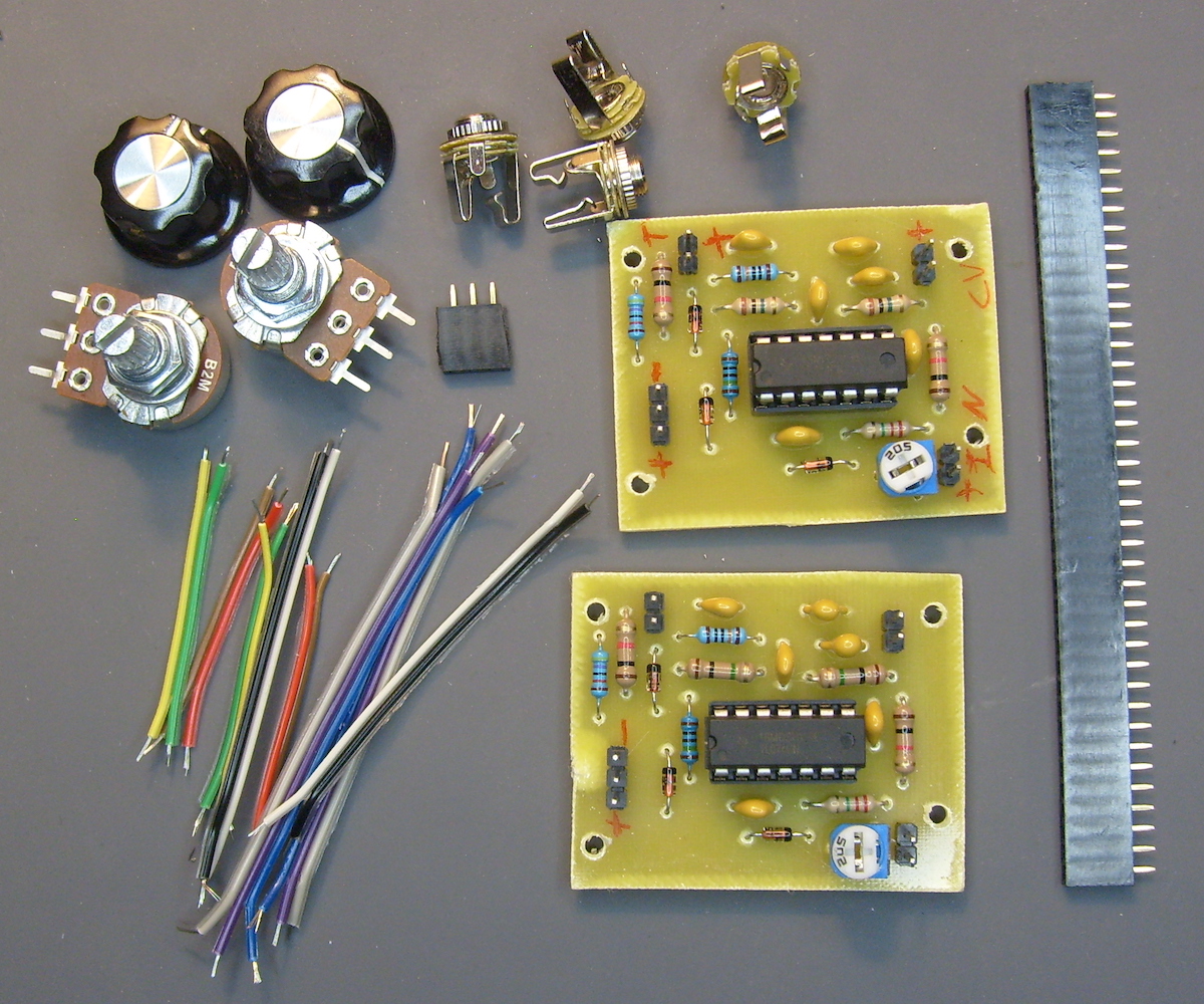 Parts to assemble front panel